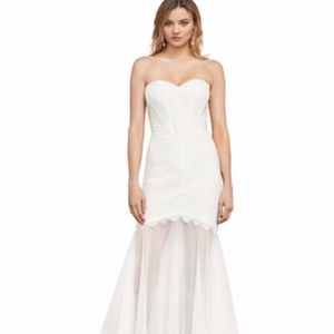BCBG MaxAzria Lace Strapless Wedding or Prom Dress